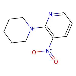 3-Nitro-2-(piperidin-1-YL)pyridine structure