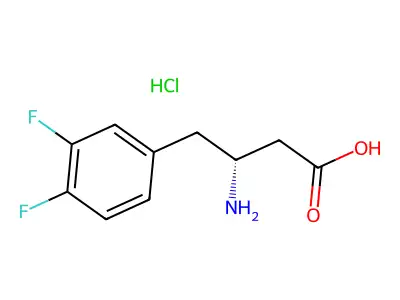 H-D-|A-HoPhe(3,4-DiF)-OH structure