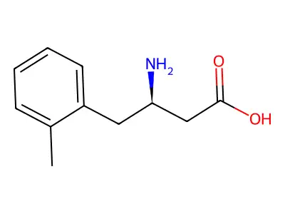 (S)-3-Amino-4-(o-tolyl)butanoic acid structure
