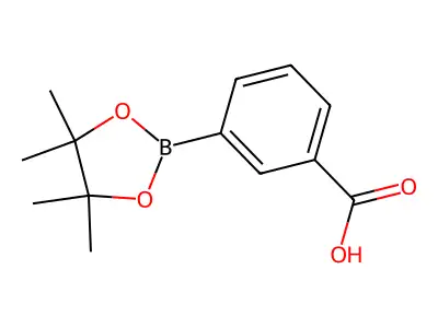 3-(4,4,5,5-Tetramethyl-1,3,2-dioxaborolan-2-yl)benzoic acid structure