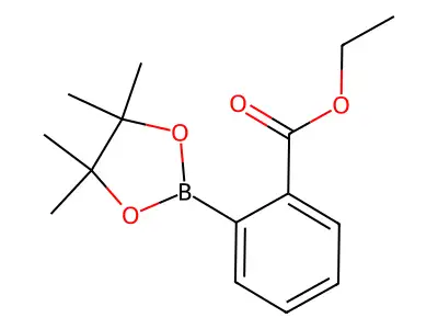 Ethyl 2-(4,4,5,5-tetramethyl-1,3,2-dioxaborolan-2-yl)benzoate structure