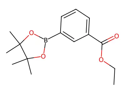 Ethyl 3-(4,4,5,5-tetramethyl-1,3,2-dioxaborolan-2-yl)benzoate structure