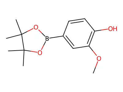 2-Methoxy-4-(4,4,5,5-tetramethyl-1,3,2-dioxaborolan-2-yl)phenol structure