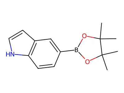 5-(4,4,5,5-Tetramethyl-1,3,2-dioxaborolan-2-yl)-1H-indole structure