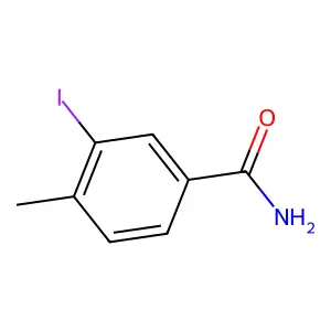 3-Iodo-4-methylbenzamide structure