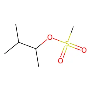 3-甲基丁-2-基甲磺酸酯 structure