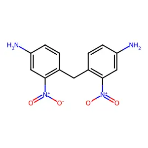 4,4'-Methylenebis(3-nitroaniline) structure