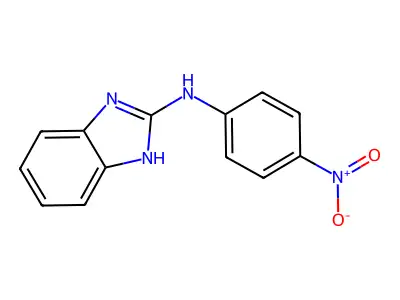 N-(4-nitrophenyl)-1H-benzimidazol-2-amine structure