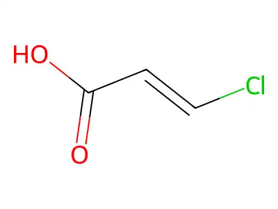 trans-3-Chloroacrylic acid structure