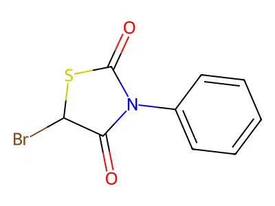 5-Bromo-3-phenyl-1,3-thiazolidine-2,4-dione structure