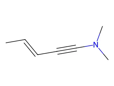 N,N-Dimethylpent-4-en-2-yn-1-amine structure