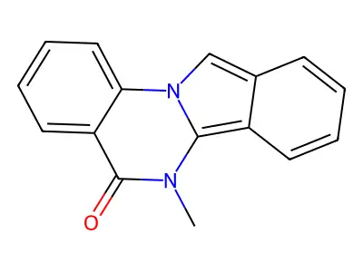 6-Methyl-6H-isoindolo[2,1-a]quinazolin-5-one structure