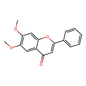 6,7-Dimethoxyflavone structure