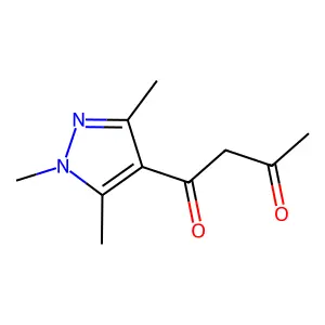 1-(1,3,5-Trimethyl-1H-pyrazol-4-yl)-1,3-butanedione structure