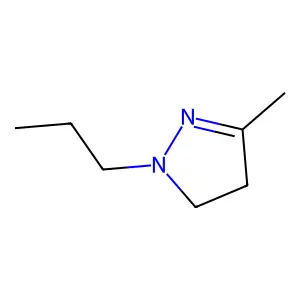 3-Methyl-1-propyl-2-pyrazoline structure