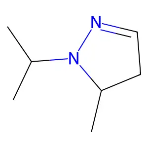1-Isopropyl-5-methyl-2-pyrazoline structure