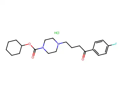Fenaperone hydrochloride structure
