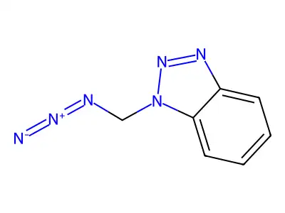 1-(Azidomethyl)-1H-benzotriazole structure