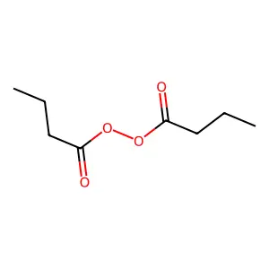 Bis(1-oxobutyl)peroxide structure