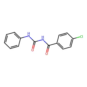 N-(4-chlorobenzoyl)-N'-phenylurea structure