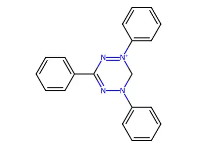 1,2,4,5-Tetrazinium, 5,6-dihydro-1,3,5-triphenyl- structure