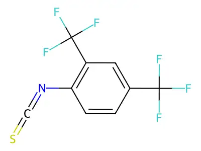 2,4-Bis(trifluoromethyl)phenylisothiocyanate structure