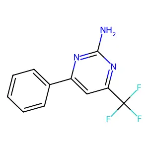 4-Phenyl-6-(trifluoromethyl)pyrimidin-2-amine structure