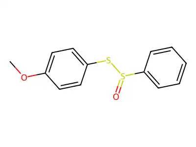 S-(4-Methoxyphenyl) benzenesulfinothioate structure