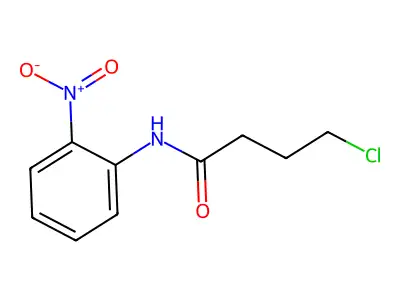 4-chloro-N-(2-nitrophenyl)butanamide structure