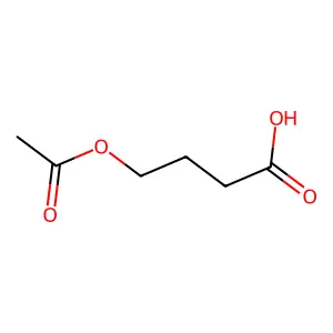 乙酰氧基丁酸 structure