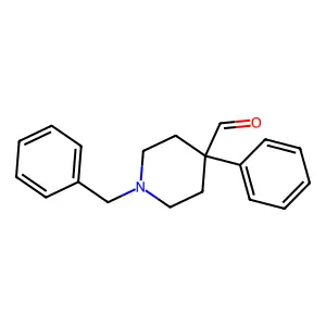 4-Phenyl-1-(phenylmethyl)-4-piperidinecarboxaldehyde structure
