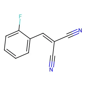 (2-氟亚苄基)丙二腈 structure