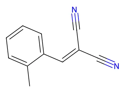 2-甲基亚苄基丙二腈 structure