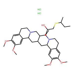 Imidazole-1-acetamide, 5-methyl-2-nitro- structure