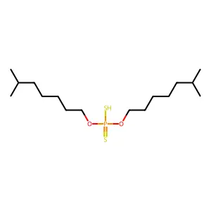 二异辛基二硫代磷酸酯 structure