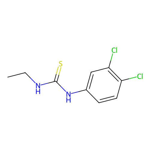 1-(3,4-Dichlorophenyl)-3-ethylthiourea structure