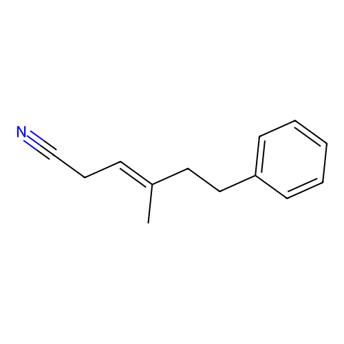 3-Hexenenitrile, 4-methyl-6-phenyl- structure