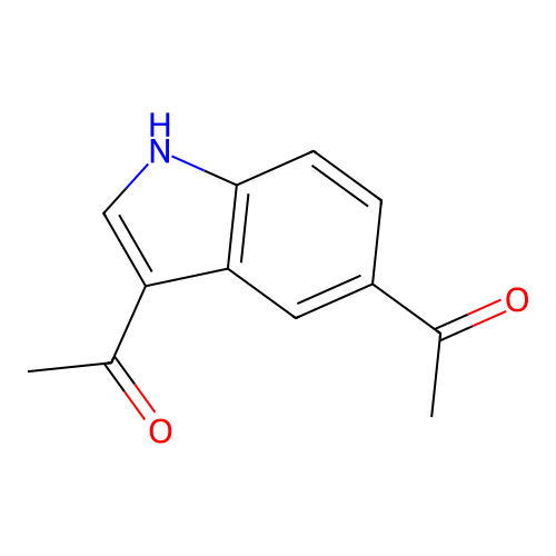 3,5-Diacetylindole structure
