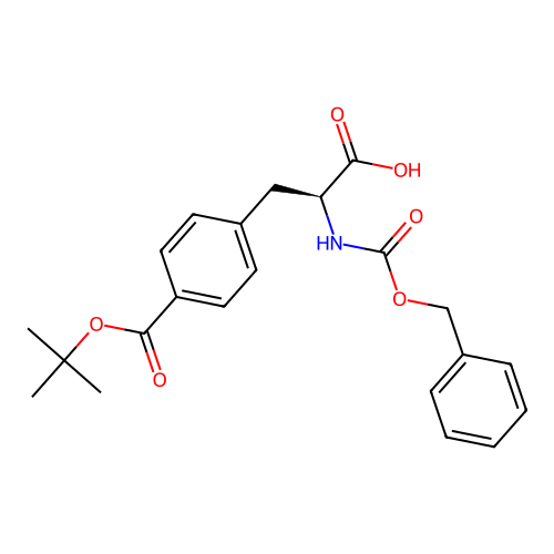 Z-p-carboxy-Phe(OtBu)-OH structure