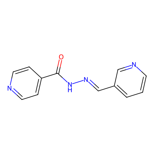 N'-(3-Pyridinylmethylene)isonicotinohydrazide structure