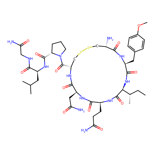 (2-O-Methyltyrosine)oxytocin structure
