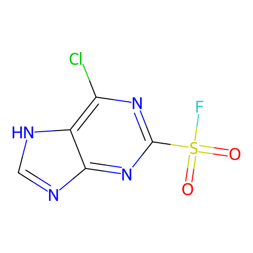 6-Chloro-1H-Purine-2-sulfonyl fluoride structure