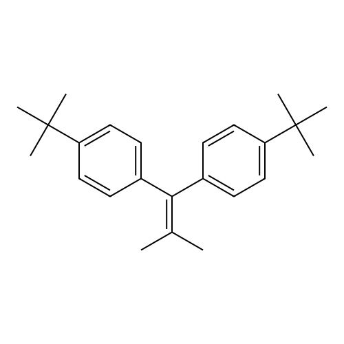 1,1'-(2-Methylprop-1-ene-1,1-diyl)bis(4-tert-butylbenzene) structure