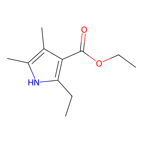 Ethyl 2-ethyl-4,5-dimethyl-1H-pyrrole-3-carboxylate structure
