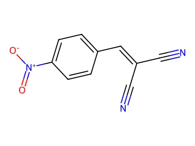 4-硝基亚苄基丙二腈 structure
