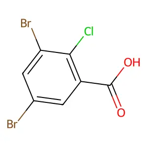 3,5-Dibromo-2-chlorobenzoic acid structure