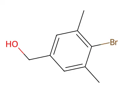 (4-Bromo-3,5-dimethylphenyl)methanol structure