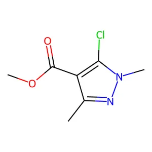 methyl 5-chloro-1,3-dimethyl-1H-pyrazole-4-carboxylate structure