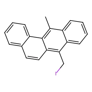 Benz(a)anthracene, 7-(iodomethyl)-12-methyl- structure