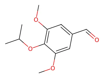 Benzaldehyde, 3,5-dimethoxy-4-(1-methylethoxy)- structure